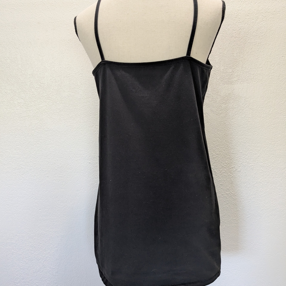 Maurices Black Cotton Blend Top With Bleach Art Sunflower Sz XL - Picture 7 of 14